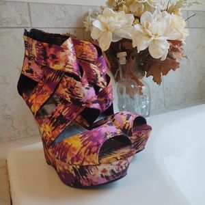 Floral shoes